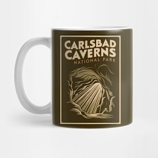 Vintage Retro Carlsbad Caverns National Park Mug